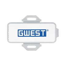 Gwest Get - 2 Kablo Bağı Etiket Taşıyıcı 45x20 Mm Beyaz 100 Adet