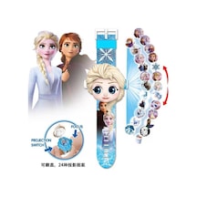 Prestij Oyuncak Kartelalı Frozen Saat 3039,elsa Projeksiyonlu Saat