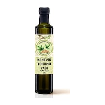Tazemiz Soğuk Sıkım Kenevir Tohumu Yağı 500 ML