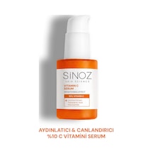 Sinoz Aydınlatıcı Canlandırıcı %10 C Vitamini Yüz Serumu 30 ML