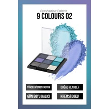 New Well Eyeshadow Palette 9 Colours No 02 12'li Paket 002