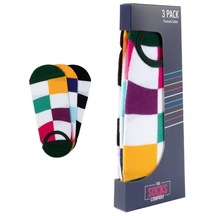 The Socks Company 163p 3 Çift Desenli Kadın Görünmez Çorap