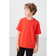 Tommylife Fiesta Pamuklu Yumuşak Dokulu Oversize Basic Erkek Çocuk T-shirt - 11297 Kırmızı Tommylife Fiesta Pamuklu Yumuşak Dokulu Oversize Basic Erkek Çocuk T-shirt - 11297 Kırmızı