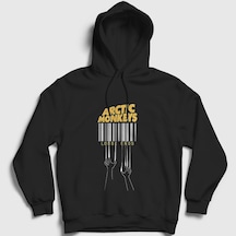 Presmono Unisex End Arctic Monkeys Kapüşonlu Sweatshirt Siyah