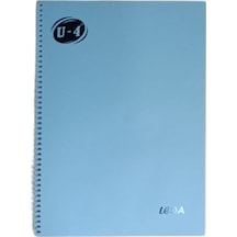 U-4 A4 Pp Kp Spiralli 40 Yp Kareli Defter-gri