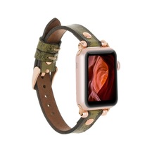 Apple Watch Uyumlu Deri Kordon 38-40-41mm Rt V25sef Diğer