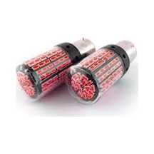 12v 93 144 Led Tek Duy Şeffaf Kırmızı 12v 93 144 Led Tek Duy Şeffaf Kırmızı