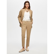 Faik Sönmez Kargo Cep Detaylı Pamuklu Blazer Ceket 018 Us25ckt01834 Bej