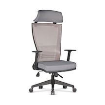 Uzayofismobilyaları Uzay Ofis Rosetta Fileli Müdür Koltuğu - Gri