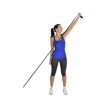 Yoga & Pilates Egzersiz Bandı Siyah Renk 1 Metre