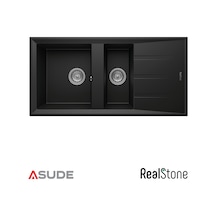 Realstone P013 Salda 1.5 Göz Damlalıklı G.eviye 1000 500mm S Belirtilmemiş