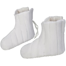 Suntek 2x Kış Sıcak Tutan Çoraplar Madenci Çorap Yumuşak Beyaz