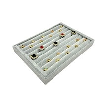 Yüzük Küpe Koldüğmesi Takı Standı Gri Anfora 17 X 24 Cm