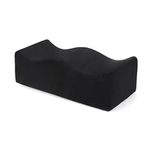 Elmpaly Siyah Taşınabilir Kalça Şeklinde Bbl Oturma Yastığı Hafif Bel Desteği Siyah