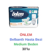 Önlem - Belbantlı Yaşlı Yetişkin Hasta Bezi Medium Beden 30'lu M