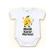 Babylimon Minik Karar Merkezi Beyaz Kısa Kollu Çıtçıtlı Bebek Zıbını Beyaz - Minik Karar Merkezi - 928161964 Beyaz - Minik Karar Merkezi