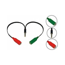 Kulaklık Mikrofon Birleştirici Aparat 3.5Mm Headphone Mic Audio