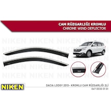 DACIA LODGY 2017 2018 2019 MODEL NIKEN KROMLU CAM RÜZGARLIĞI