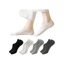 Silikonlu Unisex Görünmez Çorap 9 Lu Çok Renkli