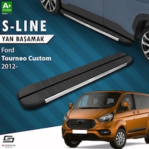 S-dizayn Ford Tourneo Custom Uzun Şase S-line Krom Yan Basamak 243 Cm 2012-2023 A+ Kalite