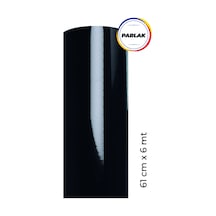 Parlak Siyah Yapışkanlı Kaplama Folyosu 61 CM  X 6 MT