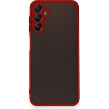Newface Samsung Uyumlu Galaxy A25 5g Kılıf Montreal Silikon Kapak - Kırmızı Kırmızı