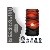 E Taktik Akşam Kırmızı Güneş Desenli Boyunluk Dikişsiz Tüp Maske Buff Baf Saç Bandı Uv+50 Yansıtıcı 4 Mevsim Yarı Termal Üründür Çok Renkli - 916344289 Çok Renkli