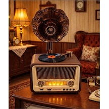 Everton Rt-608 Bluetooth Fm-usb-tf-aux Şarjlı Nostaljik Radyo Kdo