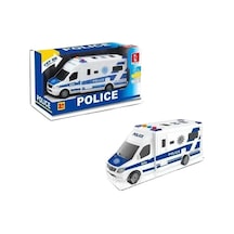 Ctoys J168-12 Işıklı Ve Sesli Polis Otobüsü Oyuncak