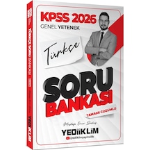 Yediiklim Yayınları 2026 Kpss Genel Yetenek Türkçe Tamamı Çözümlü Soru Bankası