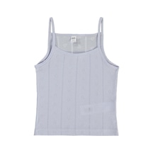 Civil Girls Jakarlı Kalp 2-10 Yaş 2'li Atlet Set Beyaz - Lila