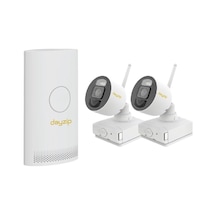 Dayzip TC-C35LS 8 Kanal Wireless Bataryalı Set | Full HD IP Güvenlik Kamerası