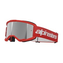 Alpinestars Vision 3 Wordmark Goggle Kross Gözlüğü Kırmızı Gümüş