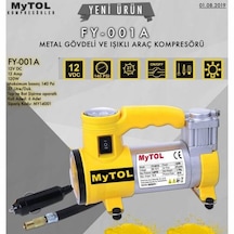 Mytol FY-001A Metal Gövdeli Ve Işıklı Araç Kompresörü