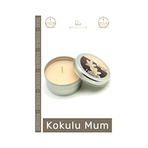 Mum Dekoratif Hediyelik Şık Modern Tasarım Metal Kutu Kokulu Mum Oda Kokusu 120g Teneke Kutu Çok Renkli