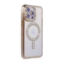Apple İphone 15 Pro Max Kılıf Joke Simli Magneticsafe Kılıf