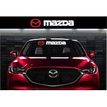 Oto Sticker Mazda Alınlık Ön Cam Sticker 60Cm Araba Sticker
