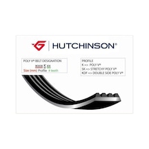 Hutchınson 6pk1080 Kanallı Kayış Amarok 2.0tdı 10 Polo 1.4tdı 14 Crafter 2.0tdı 11-16 Transporter V 2.0tdı 09-15 60662969-11281715770-96152084