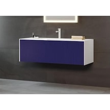 Orka Cube 120 Alt Modül + Lavabo Modul Mat Lacıvert Diğer