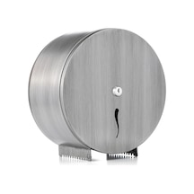 ARGESAN-Paslanmaz Çelik Jumbo WC Kağıtlığı MINI Q22 cm-ESKİTME