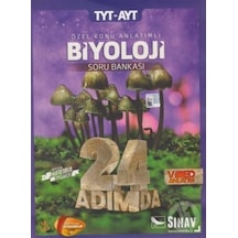 Sınav Yayınları TYT AYT Biyoloji 24 Adımda Özel Konu Anlatımlı