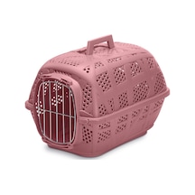 Ilkeshop Imac Carry Sport Metal Kapılı Evcil Hayvan Tma Çantası Pembe 48,5x34x32cm