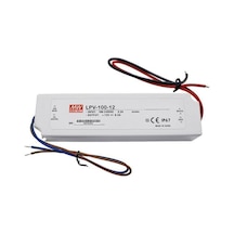 LPV-100-12   12VDC 8.5Amp IP67  MEANWELL GÜÇ KAYNAĞI