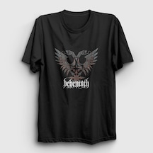 Presmono Unisex Eagle Behemoth T-shirt Siyah