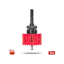 Gfb Bi Metal Panç Metal Testere 65 MM + Sds Kanallı Mandren Girişli Adaptör