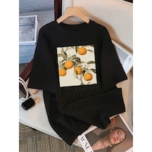 Noıssey Urban Pop Graphic Kadın Tişört Koleksiyonukod 5153 Siyah