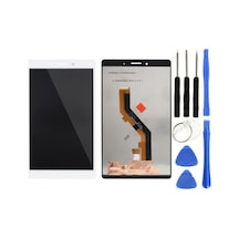 Samsung Galaxy Tab A8 Sm-t295 Uyumlu A Kalite Dokunmatik Set Beyaz + Tamir Seti