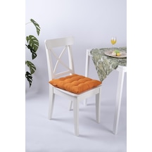Altınpamuk Lüx Pofidik Sandalye Minderi Özel 9 Dikişli Bağcıklı 42x42cm 001