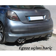 Peugeot 207 Arka Tampon Eki Dif&uuml;z&ouml;r -Boyasız - Bodykit Store
