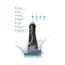 Aquadent Pro Şarjlı Ağız Duşu 4 Başlıklı Diş Arası Temizleme Cihazı